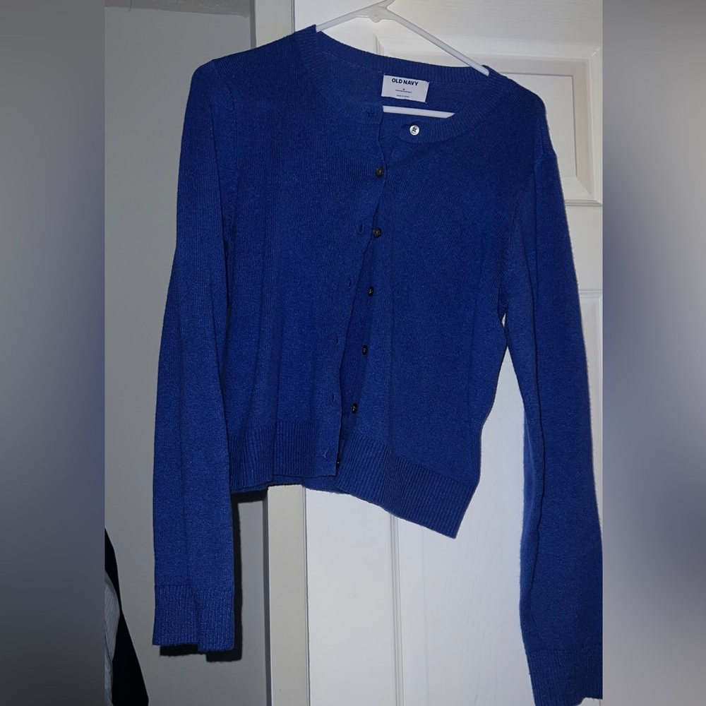 Blue Cardigan
